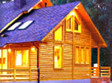 Проект деревянного дома из оцилиндрованного бревна или бруса 180.2 кв. м.