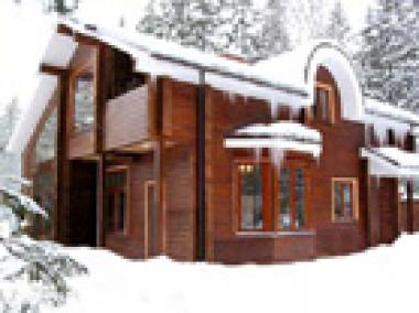 Проект деревянного дома из оцилиндрованного бревна или бруса 186.8 кв. м.
