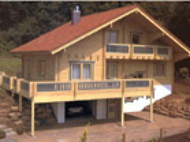 Проект деревянного дома из оцилиндрованного бревна или бруса 248. 0 кв. м.